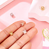 5Pcs 5 Colors Rack Plating Brass Micro Pave Cubic Zirconia Beads KK-TA0001-69-5
