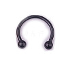 303 Stainless Steel Circular/Horseshoe Barbell Nose RingS WG86D19-07-1