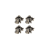 4Pcs Outdoor EDC Tool Brass Parachute Rope European Beads FIND-FG0003-74AS-7