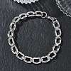 9MM 304 Stainless Steel Oval Link Chain Bracelets SA-CBA2696-10P-1