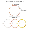 Brass Wine Glass Charm Rings KK-PH0036-43-2
