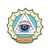 Evil Eye Alloy Enamel Brooch JEWB-K018-37D-EB-1