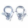 Transparent Acrylic Lobster Claw Clasps TACR-T023-01A-01-2