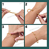 5Pcs Zinc Alloy Open Cuff Bangles BJEW-SC0001-70-5