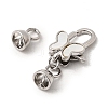 Brass Lobster Claw Clasps KK-U059-50P-2