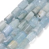 Natural Aquamarine Beads Strands GG-CBA7621-A01-01-2