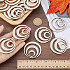 Wood Big Pendants WOOD-WH0024-155A-3