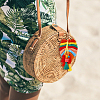 Bohemian Tassel Pendant Decoration KEYC-WH0032-34A-4