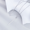 304 Stainless Steel Pendant Necklaces NJEW-FH0001-14B-4