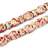 Spray Painted Synthetic Turquoise Beads Strands TURQ-T004-16C-1