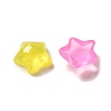 Transparent Resin Decoden Cabochons with Glitter Powder X-RESI-E053-08E-2