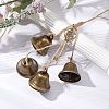 Iron Bell Pendant Decoration HJEW-JM02243-2