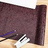 1 Sheet Embossed Flower Pattern Imitation Leather Fabric DIY-CL0002-19B-7
