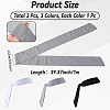 3Pcs 3 Colors Polyester Head Wrap for Exercise AJEW-CN0006-10-2