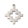 Non-Tarnish 304 Stainless Steel Pendants STAS-S123-03P-09-1