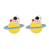 Space Planet Alloy Enamel Cabochons AL-CBA1A6F-07KCG-F-1