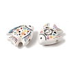 Printed Handmade Porcelain Beads PR-CBAB8C6-02-2