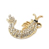 Alloy Rhinestone Pendants PALLOY-P313-12C-G-2