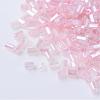 Transparent Two Cut Glass Seed Beads SEED-Q022-2221-1