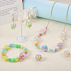 16Pcs 8 Styles UV Plating Rainbow Iridescent Acrylic Beads PACR-TA0001-07-6