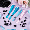 20Pcs POM Plastic Wristband Barbed Buckles KY-NB0001-78C-4