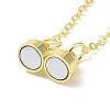 Brass Magnetic Clasp with Cable Safety Chain LS-KK-F839-035G-3
