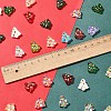 6Pcs Handmade Bumpy Glass Beads Strands LAMP-FS0001-16D-4