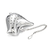 Tarnish Resistant Chick Shape Tea Infuser AJEW-P091-02P-2