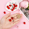 24Pcs 2 Colors Transparent Acrylic Pendants OACR-SC0002-51-4