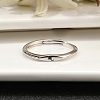 Rhodium Plated 925 Sterling Silver Adjustable Rings RJEW-S397-01P-12-2