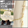 1 Yard Polyester Lace Trims SENE-CY0001-01-5
