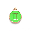 Alloy Enamel Pendants LS-ENAM-S124-01B-06I-2