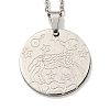 Non-Tarnish Constellation Pendant Necklaces LS-NJEW-S422-04P-01-1