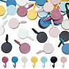 28Pcs 7 Colors Plastic Hook Hangers AJEW-DC0001-18-1
