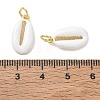 Brass Enamel Pendants KK-CBA5585-02G-01-3