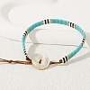 Bohemian Style Handmade Glass Braided Bead Bracelets for Women LD2060-3