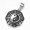 Feng Shui 316 Surgical Stainless Steel Pendants STAS-P039-094AS-2