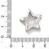 Star Brass Slide Charms LS-KK-P349-18A-P-3
