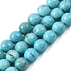 Natural Magnesite Beads Strands G-P598-E-8mm-05-2