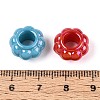 Pearlized UV Plating Opaque Acrylic European Beads SACR-T017-63M-3