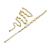 Oval Links Bracelet & Necklace Jeweley Sets BJEW-S121-06-2