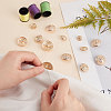 Gorgecraft 60Pcs 6 Style Alloy Buttons FIND-GF0002-95-4