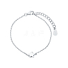 S925 Sterling Silver Cable Chain Link Bracelets for  Children NY3332-1