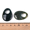 Natural Moss Agate Large Hole Pendants G-N348-06B-07-3