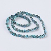 Electroplate Glass Beads Strands EGLA-J145-4mm-FR01-2
