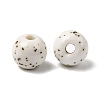 Speckled Round Handmade Ceramic Beads PR-NH0001-02A-2