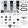 DIY Alloy & Glass & Acrylic Mobile Phone Strap Making Kits DIY-FS0006-65-1