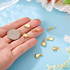 8Pcs 4 Styles Brass Charms KK-TA0003-36-6