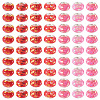 70Pcs 7 Colors Transparent Resin Rondelle European Beads RESI-TA0004-82-2