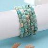 Natural Amazonite Bead Stretch Bracelets BJEW-K213-06-2